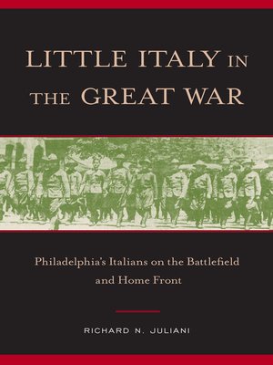 cover image of Little Italy in the Great War
